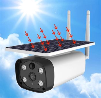 Alcotell overvågning IP kamera med WIFI og Solceller - Kræver ingen kabel